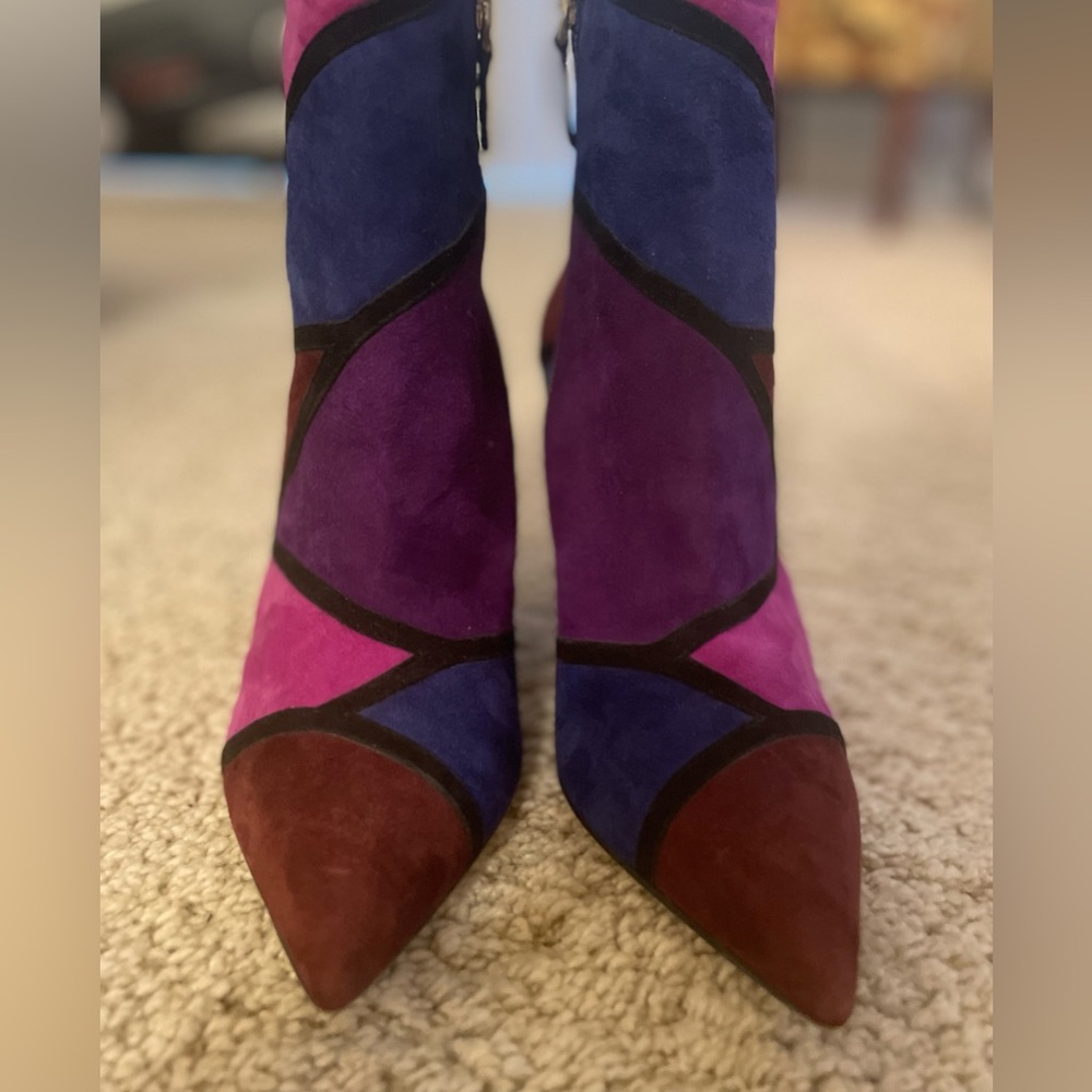 Roberto Festa Milano, SuedeMulticolor boots, 8.5